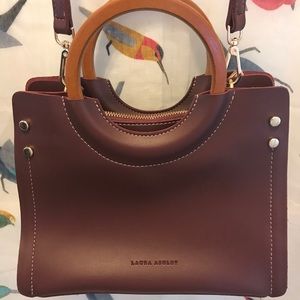 Dark red crossbody purse